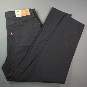 Levi's 80s Mom Jeans Black High Rise Tapered Leg Denim Pants Size 33x30 Women's